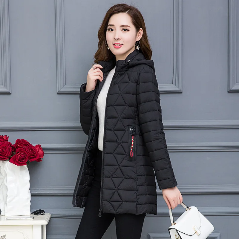 Hiver Parka Capuche Femme À Col 2019 Noir kaki Green Femmes Plus Feminino Mince Épaissir bourgogne Survêtement Chaqueta Taille De Chaud Fourrure Veste army 6xl Manteau Longue zIzPq