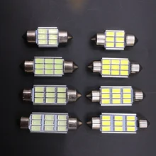 XYIVYG 31 мм 36 мм 39 мм 41 мм C5W C10W 5630 5730 9SMD светодиодный светильник CANBUS без ошибок авто Внутренняя купольная лампа для чтения белая