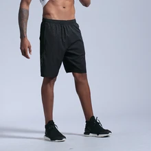 Мужские шорты для бега, тренировочный марафон, спандекс, быстросохнущие спортивные шорты с карманом для занятий фитнесом, пляжные шорты для бега, большие размеры