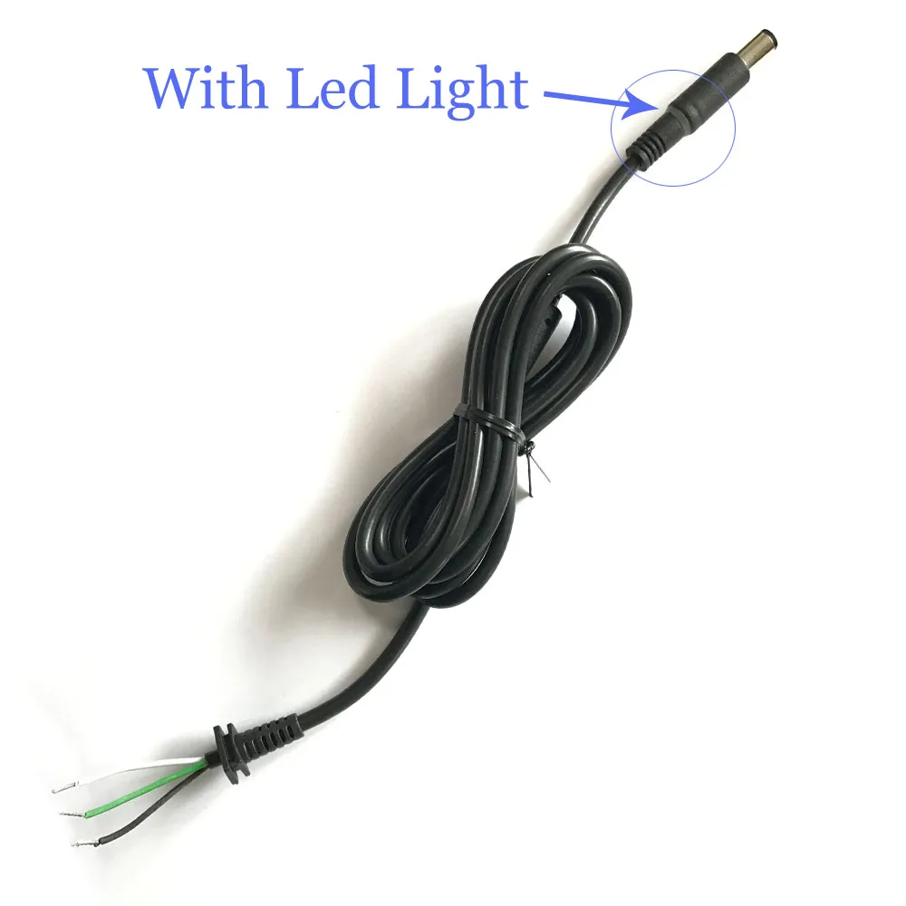 DC Tip 7.4x5.0mm Power Plug Socket Connector with Cord//Cable for HP Dell Laptop!