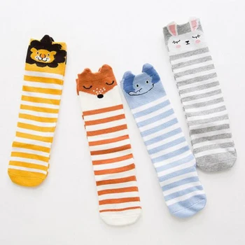 

0-3Yrs On Knee Long Hosiery Cartoon Rabbit Kids Cute Baby Happy Funny Socks Age Kids Boys Ski-Socks Girls Sock