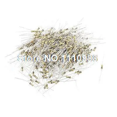500 шт 15K Ом 250 В 1/4 Вт 5% 4 полосные резисторы из углеродистой пленки|resistor 1/4w|resistor
