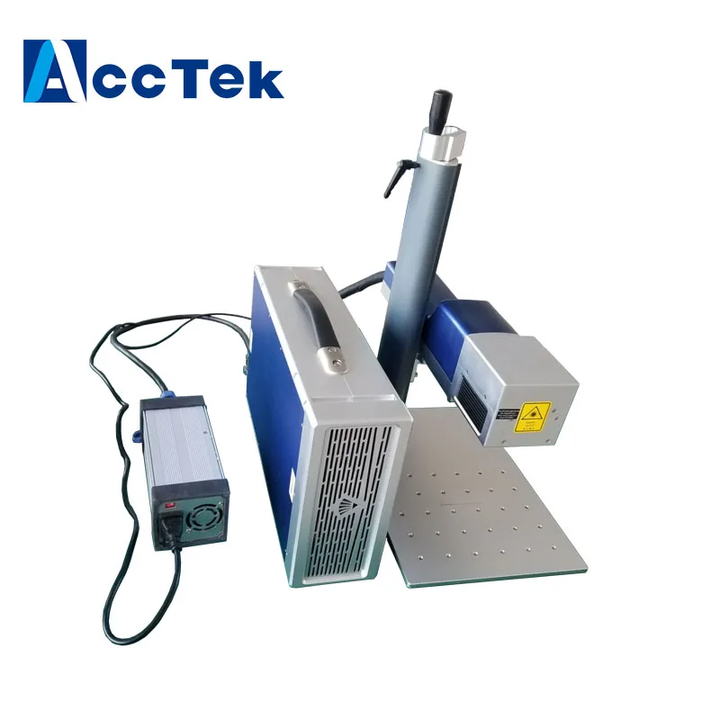 

Mini smart Fiber laser marking machine/Metal Laser Marker/Laser Marking Price only has 25kg !!!