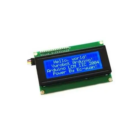 LCD Display Modul 20x4 Zeichen LCD2004 blau Arduino Raspberry Pi 2004