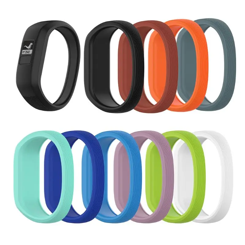 

Wristband Silicone No Buckle Watch Band Strap Watchband Sports Replacement for Garmin Vivofit JR/Vivofit JR2/Vivofit 3