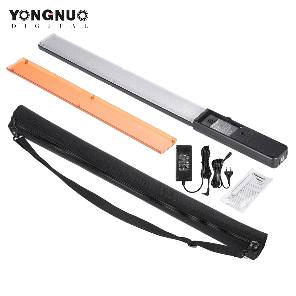 Ручной светодиодный светильник YONGNUO YN360 для видео 3200k 5500k RGB цветной фото yn 360 с