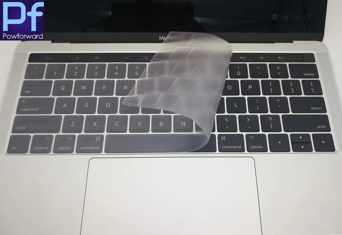 Для MacBook Pro с сенсорной панелью 13 и 15 дюймов 2016 2017 2018 A1706 A1707 A1989 A1990 силиконовый