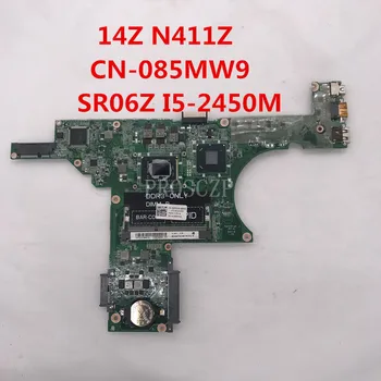 

FOR 14z N411z Laptop motherboard CN-085MW9 085MW9 85MW9 DA0R05MB8D2 With SR06Z I5-2450M CPU HM67 DDR3 100% full Testd