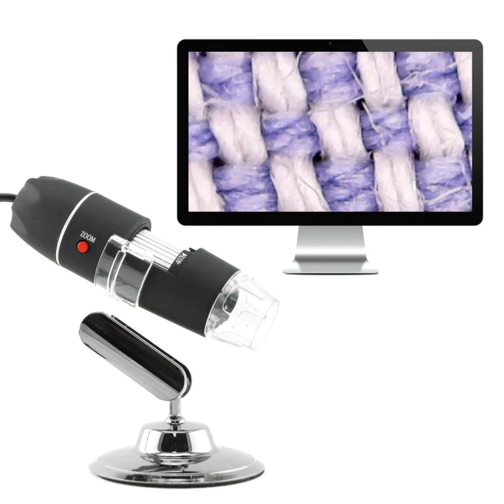 1000X светодиодный цифровой микроскоп USB Microscopio эндоскопа Камера металлическое