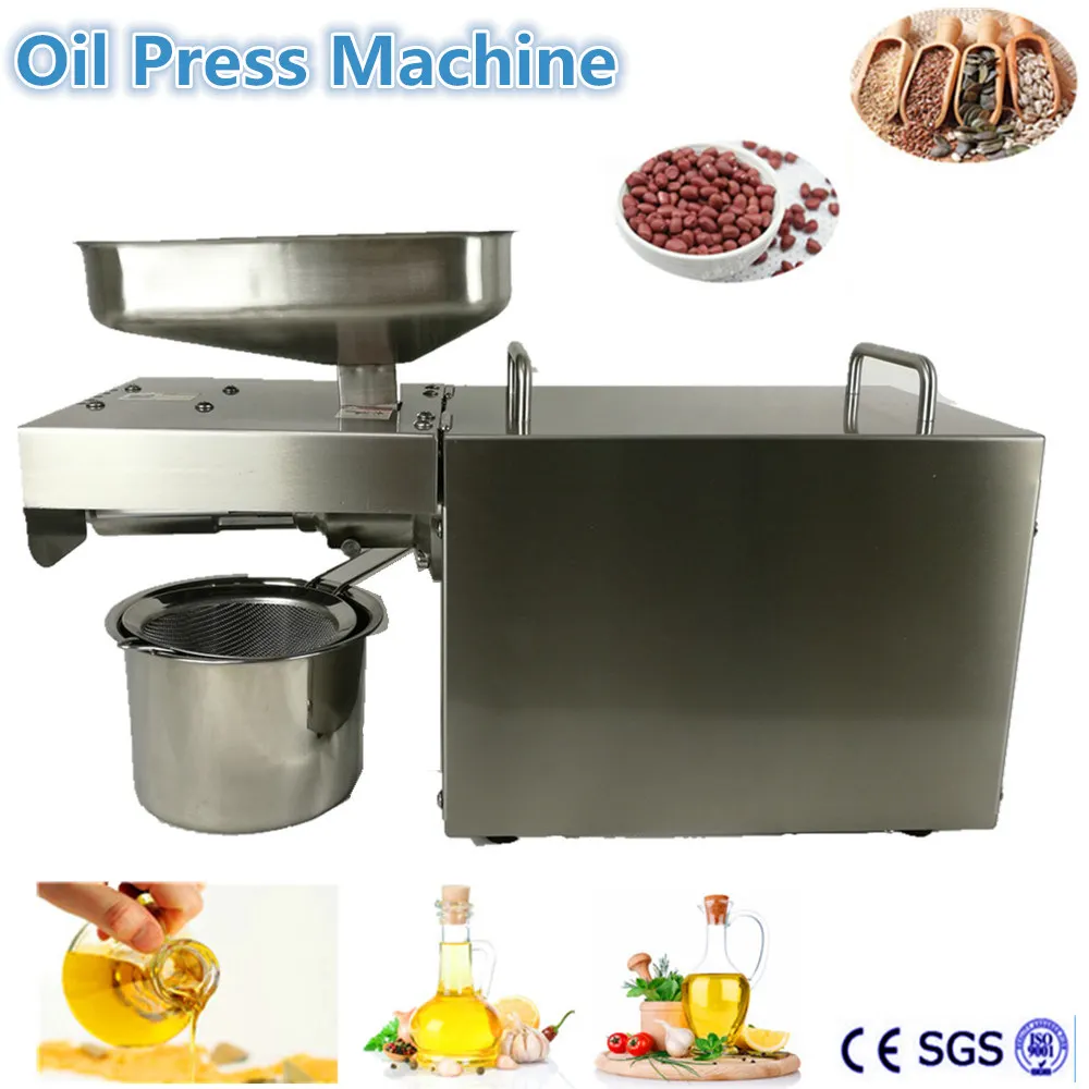 Sunflower sesame nut  almond Oil Pressing Machine Small Cold Coconut Oil Machine Press  Home Cold Oil Press Machine