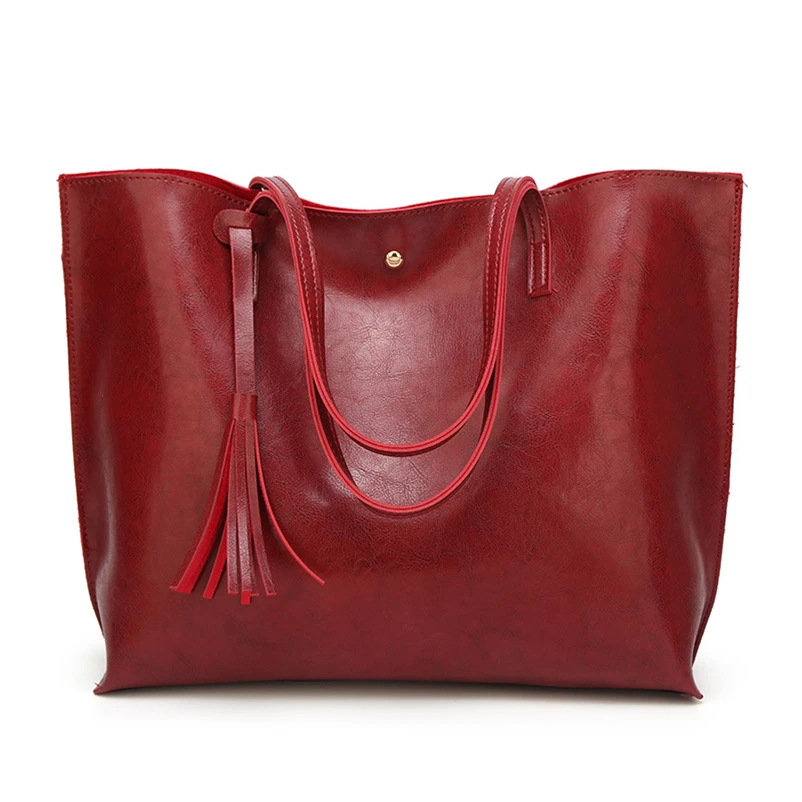 Nevenka Leather Handbag Women Casual Totes Female Shopper Ladies Shopping Bags Large Capacity Bags Vintage Bag for Women 201817