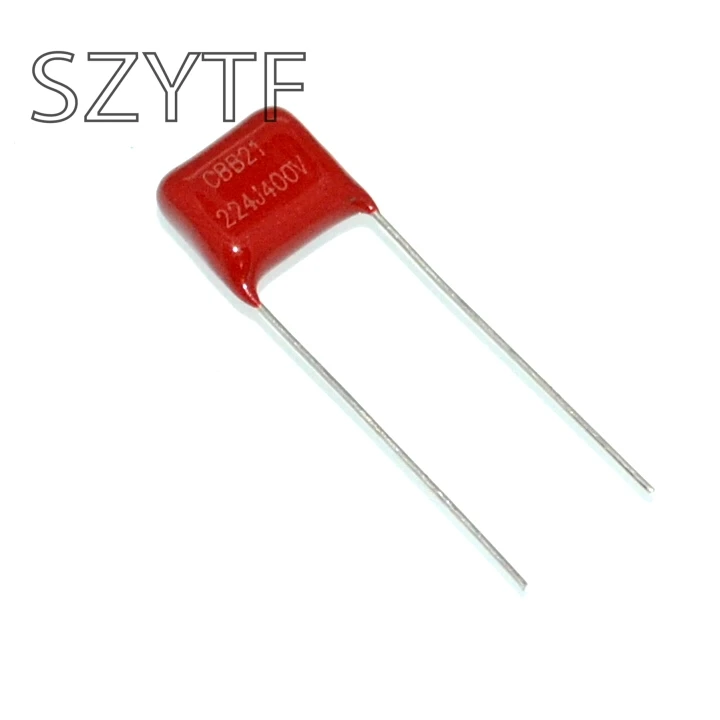 50pcs CBB Capacitor 400V 224 220NF 0.22UF pin pitch 10mm