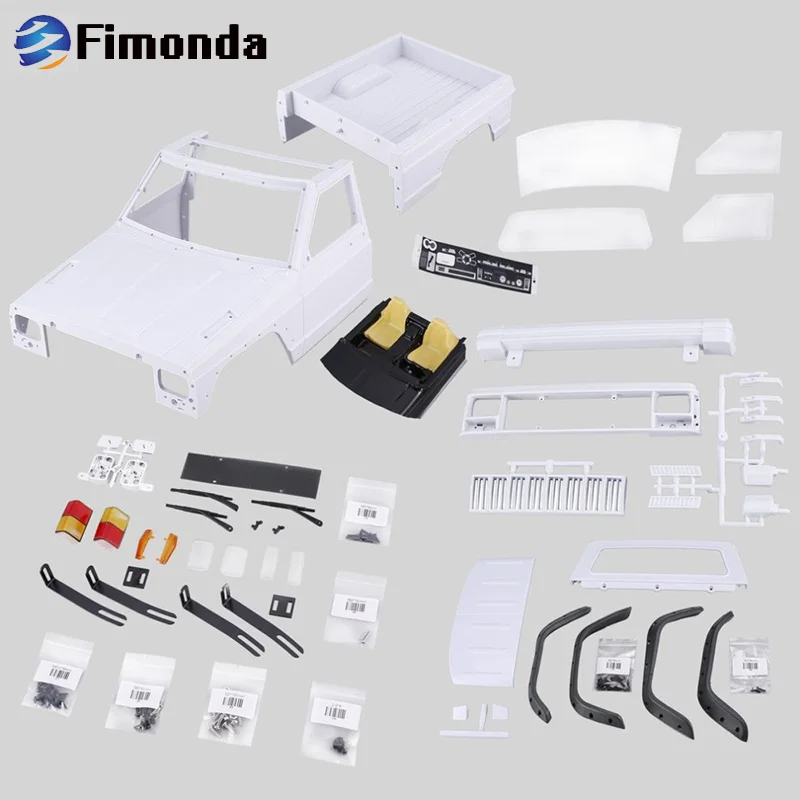 Fimonda 313 мм Колесная база жесткий пластик Cherokee пикап корпус для 1/10 RC Гусеничный автомобиль осевой SCX10 и SCX10 II 90046 90047