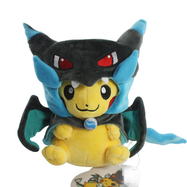 mega charizard pikachu plush