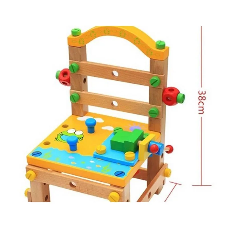 Многофункциональный инструмент для разборки стул деревянный узел и разборка гайка комбинация Пазлы для детей