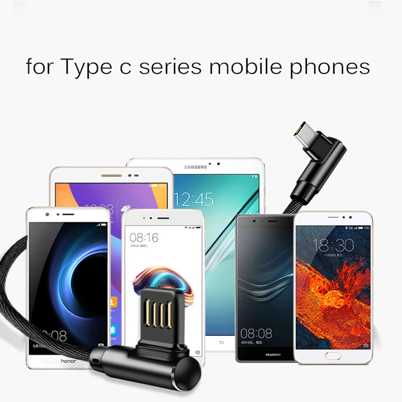 Suntaiho USB Type C кабель для Xiaomi mi9 mi 9 redmi note 7 pro 90 штекер градусов быстрой зарядки Samsung S9
