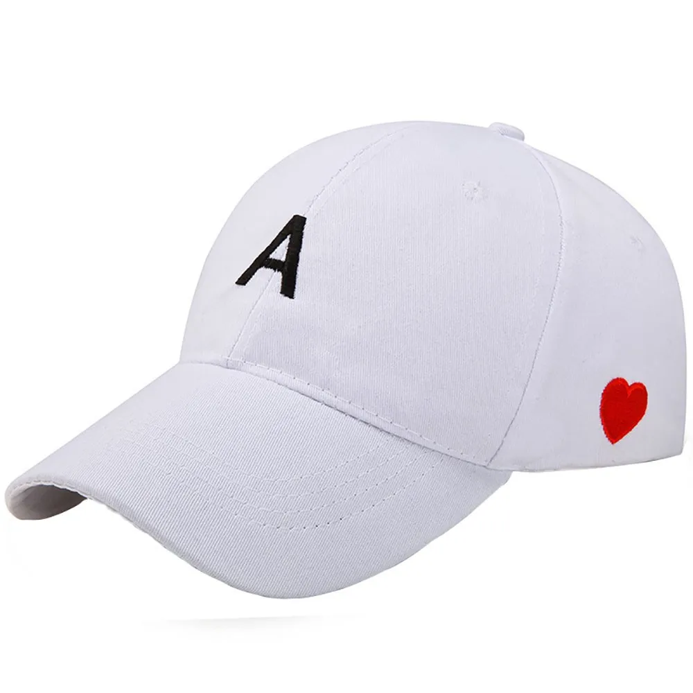 

Male and female Korean alphabet baseball cap 2019 men and women A version adjustable solid color multi-function baseball cap