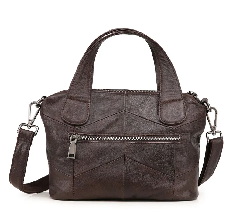 MJ Women Genuine Leather Bag Female Real Cow Leather Handbag Small Tote Bags Ladies Shoulder Handbag Messenger Bag for Women (16)