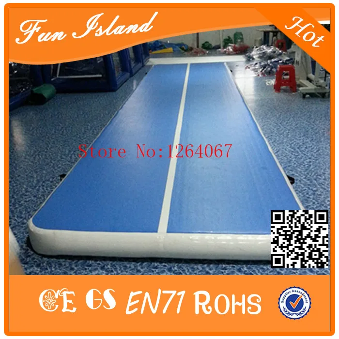 

Free Shipping High Quality Material Inflatable 5m Air Track For Gymnastics,Blue Airtrack For Team Training Gym