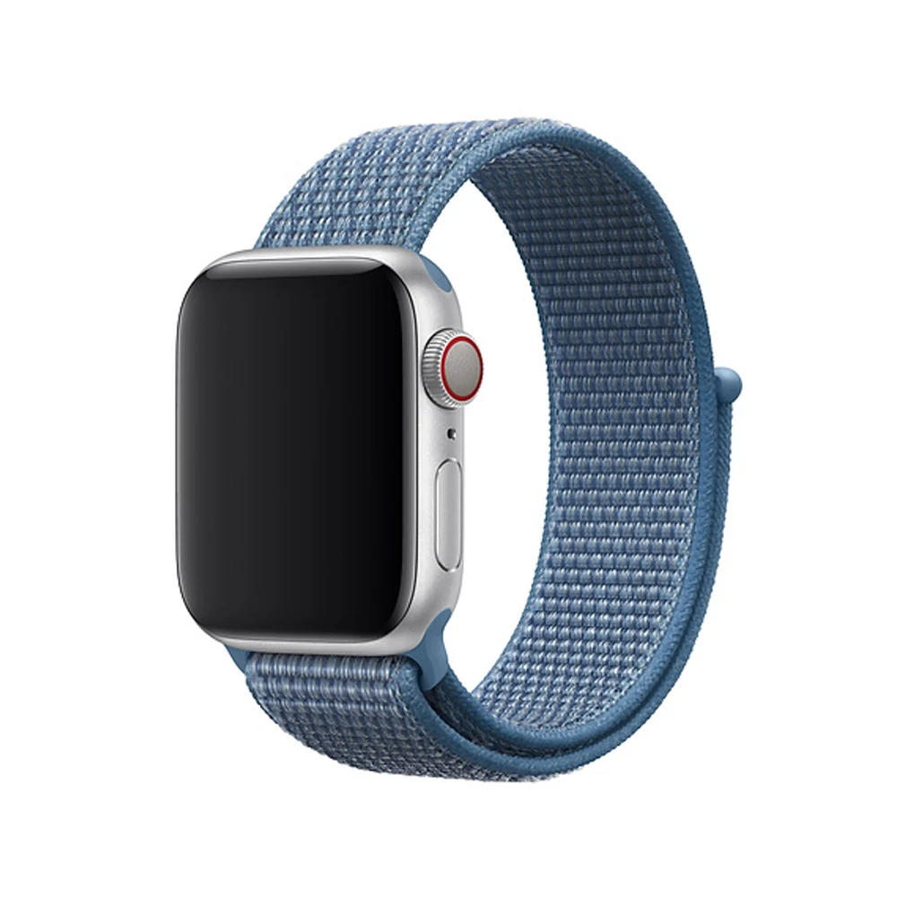 Нейлоновый ремешок для часов аpple 42 мм 38 iwatch 4 band 44 40 и высококачественный Браслет