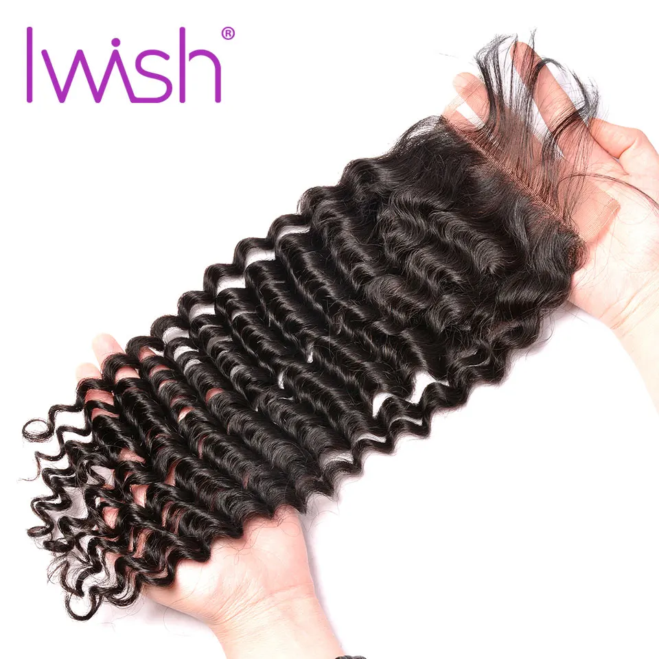Brazilian Deep Wave Closure With Baby Hair