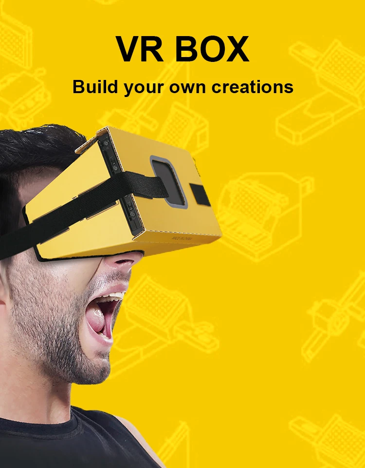 DIY очки виртуальной реальности, 3D очки VR для kingd Labo VR Kit, 3D очки, коробка для kingd Switch, игры для NS, аксессуары