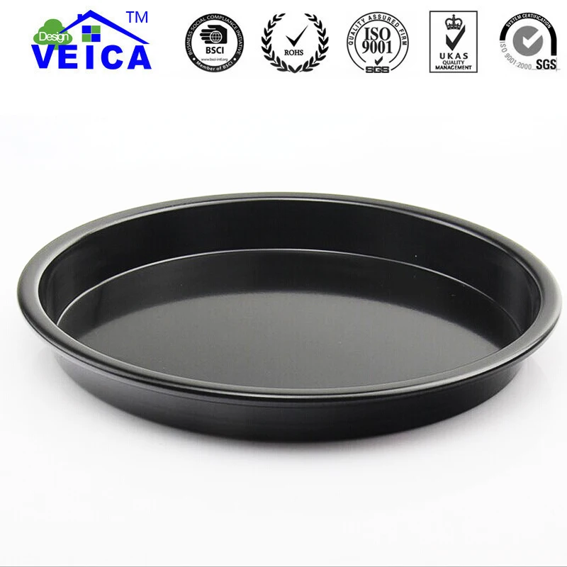 9 inch Black Pans Non stick Pizza Pans Bakeware Baking Stampi Pastry