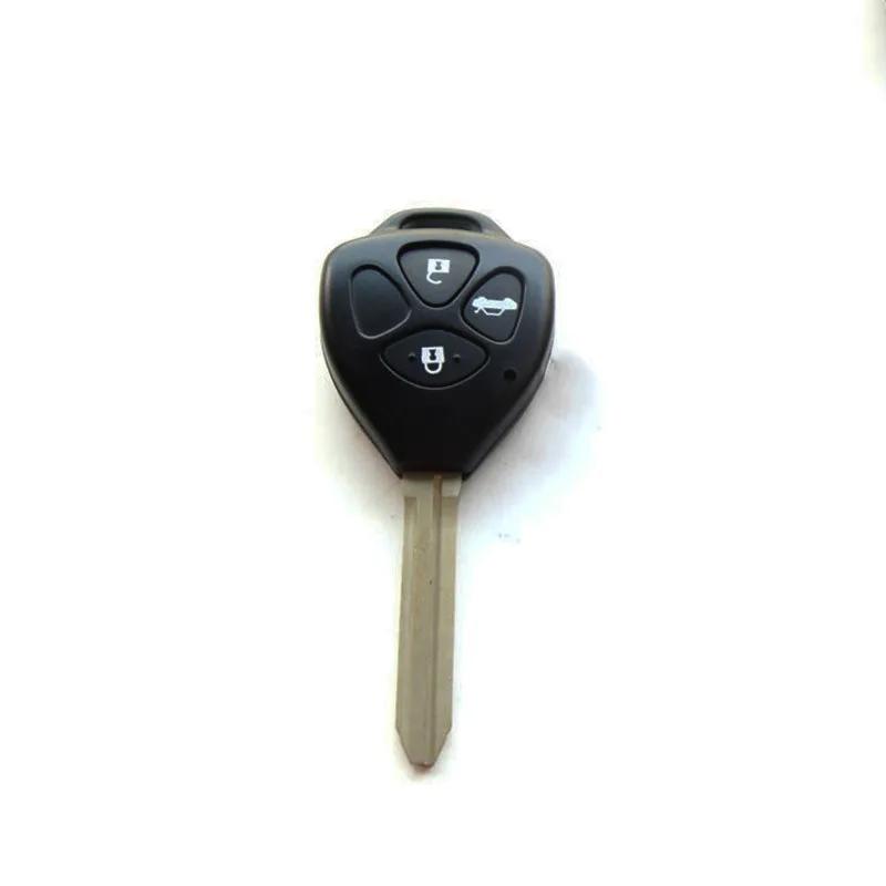 Чехол для ключа черно коричневый пылеочиститель Toyota Camry Prado Highlander Corolla REIZ Crown RAV4