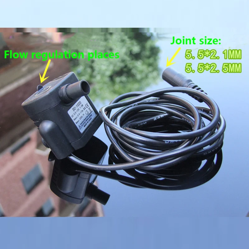 12 В 200L/H Micro DC/бесщеточный/Водяной насос погружной электродвигатель для мини