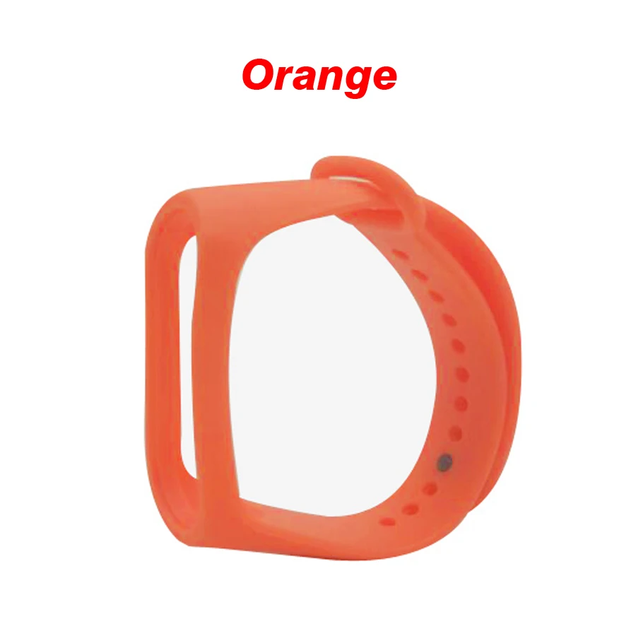Браслет для Xiao mi band 4 mi Band 4 спортивный ремешок силиконовый ремешок для mi band 4 аксессуары браслет ремешок - Цвет: orange