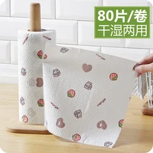 Одноразовая бумажная подставка для полотенец из натурального дерева, подставка для полотенец, вешалка для моющих салфеток, бумажная Полка для кухни