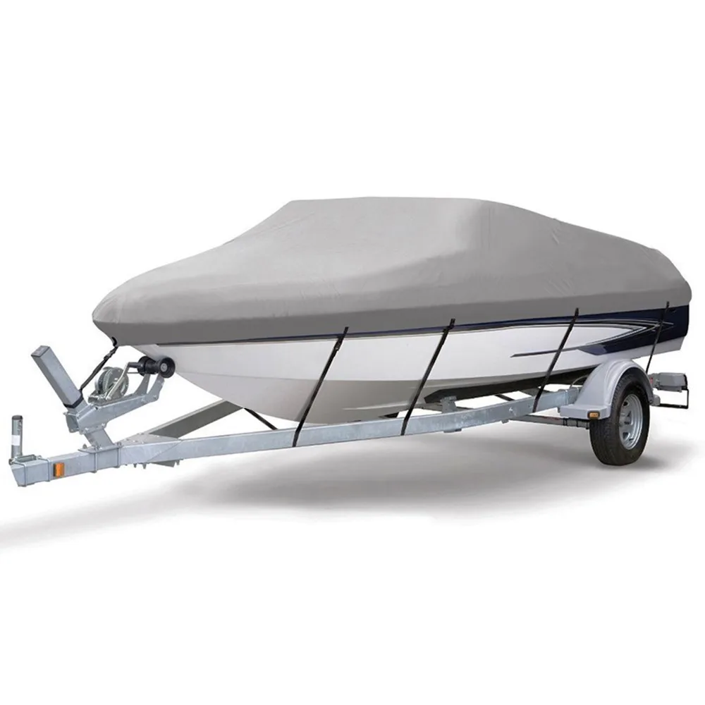

Fishing/Ski/Boat Cover Heavy Duty Trailerable 20 21 22ft 210D Speedboat Waterproof UV protected Boat Cover