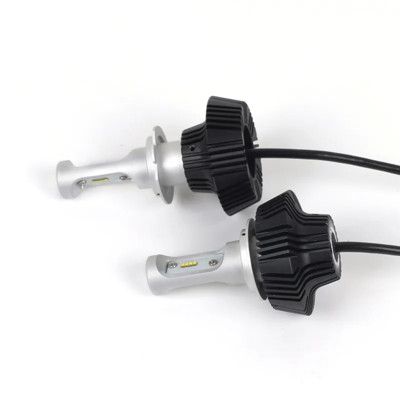  CN360 2PCS H7 Led Car Headlight Bulbs 6500K 12V Adjust Beam Angle Mini Size Two Type Installation E