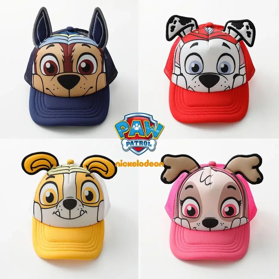

New Genuine Paw Patrol Baby Kids Cartoon Cute Hat Figure Toy Puppy Patrol Comfortable Peak Cap Children Kids Cotton Gift toys