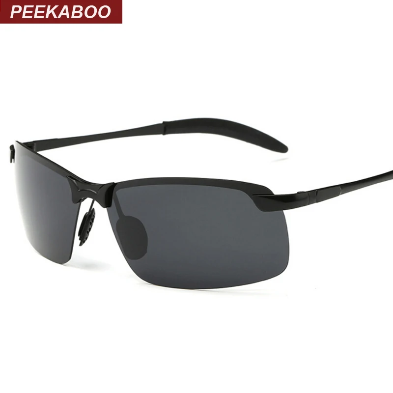 Peekaboo 2016 polarizing sunglasses for men polarized sports metal