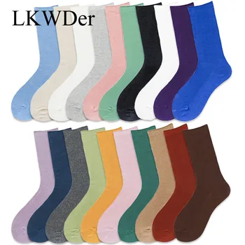 

LKWDer 3 Pairs Warm Women's Socks Autumn Winter Style Christmas Winter Socks For Women Female Funny Socks Calcetines Mujer Meias