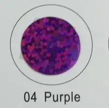 Корея импорт хорошее качество специальный логотип голограмма теплопередача на командной футболке/одежды оптом онлайн - Цвет: Purple