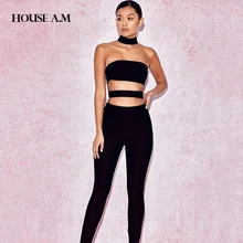 

Women's Ladies New Clubwear Summer Off shoulder Bodycon Sleeveless Playsuit 2PCS Party Wide Leg Long Jumpsuit Romper Trousers