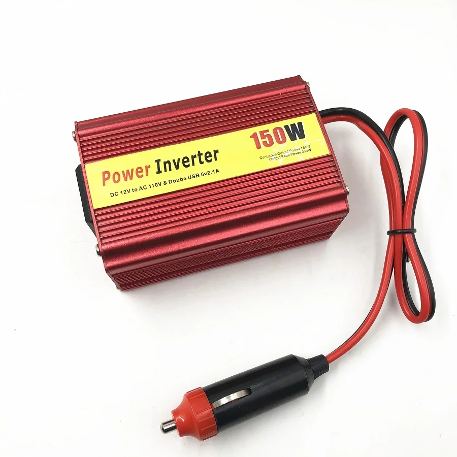 150 Вт с USB Домашний автомобильный преобразователь питания DC 12 V 110 Автомобильное