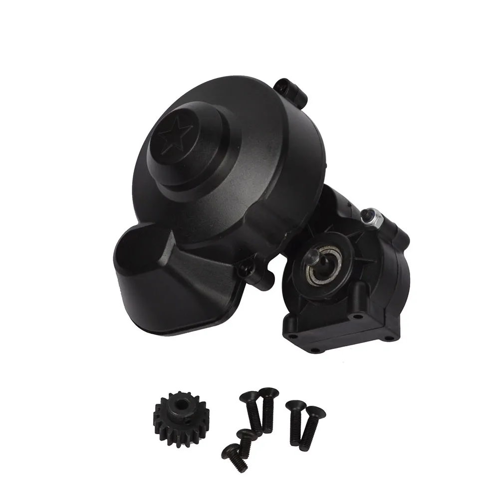 RC 1/10 Plastic Transmission Case Center Gearbox With Gear Axial SCX10 SCX10 II 90046 90047 1/10 RC Crawler Car