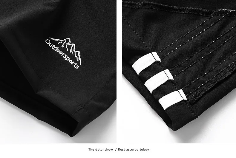 Мужские шорты кэжуал однотонные полосатые шорты Новые летние пляжные быстросохнущие мужские шорты Бермуды для бега
