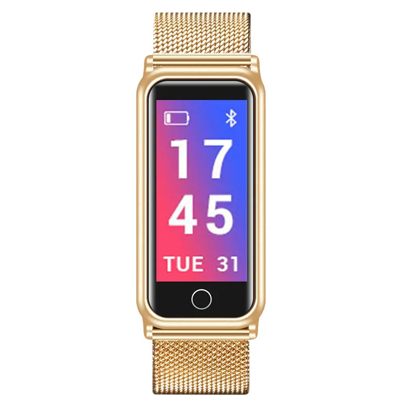 

Smart Fitness Bracelet Pedometer Color LCD Touch Blood Pressure Measure Pulsometer Activity Tracker Smart Band Watch Men Women