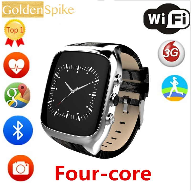 

(HOT SALE!) X01S Smart watch Android 5.1 1.54 inch 3G Waterproof Smartwatch Phone MTK6580 1.3GHz Four-core GPS Gravity Pedometer