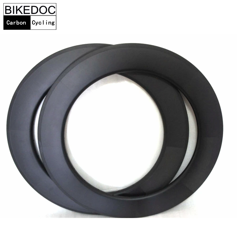 BIKEDOC 700C * 23 мм ширина обод из углерода трубчатый 88 мм/обод для дорожного