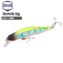 Minnow Fishing Lure 9cm 8.5g Laser Topwater Hard Bait Artificial Plastic Bait Fishing Tackle Japan Crankbait Carp Pesca Wobblers Minnow Fishing Lure 9cm 8.5g Laser Topwater Hard Bait Artificial Plastic Bait Fishing Tackle Japan Crankbait Carp Pesca Wobblers