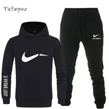 New 2019 Brand Tracksuit men thermal underwear Men Sportswear Sets Fleece Thick hoodie+Pants Sporting Suit Malechandal hombre