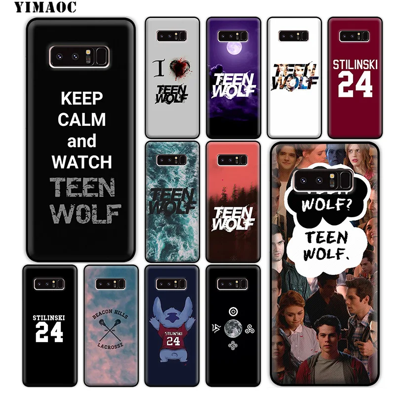 YIMAOC Stilinski Cute Teen wolf Soft Silicone Case for Samsung Galaxy Note 10 Plus 9 8 A9 A8 A6 2018 A5 A3 2017 2016 |