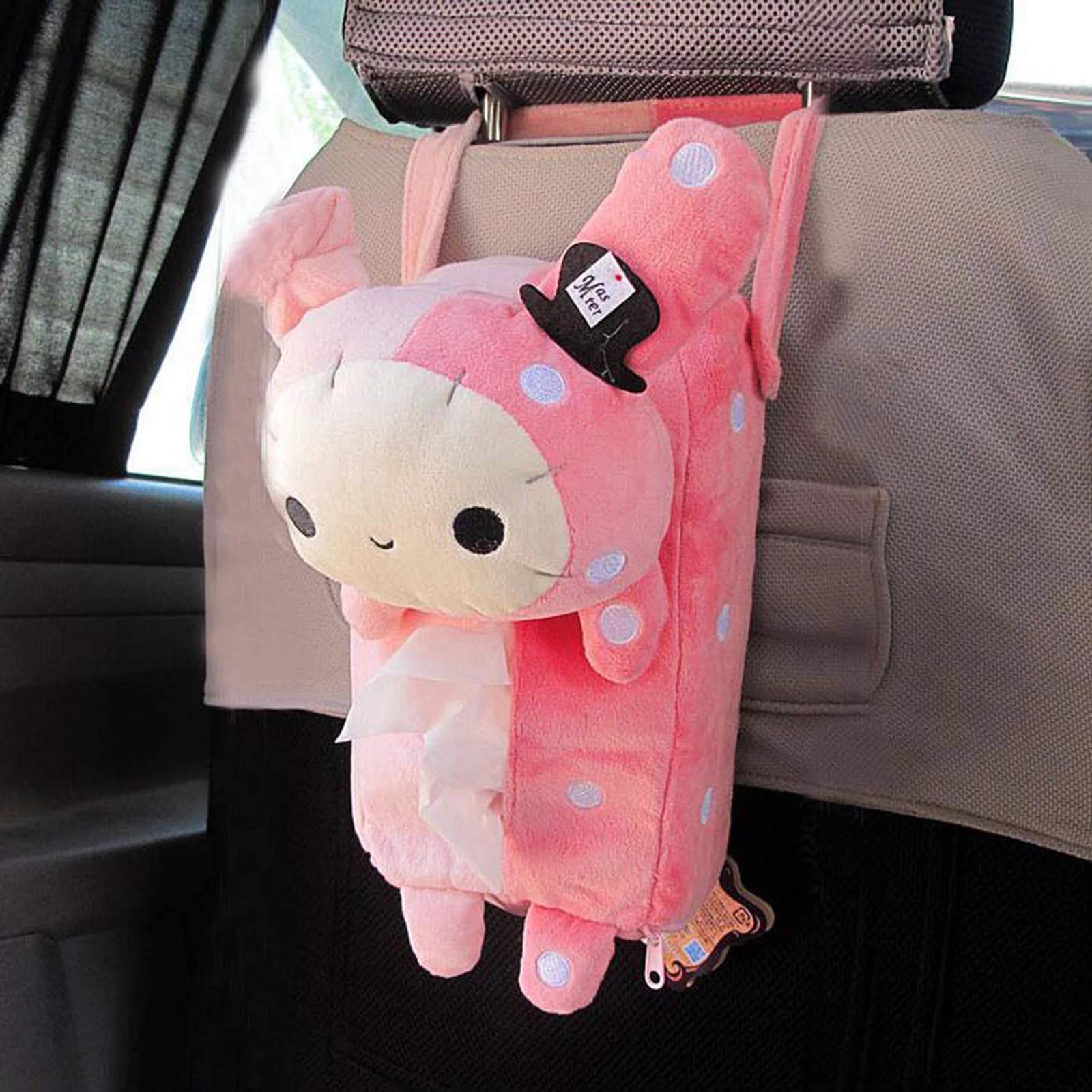 Lovely Cute Rabbit Bear Elephant Panda Home Office Car Auto Automobile Tissue Boxes Cover Napkin Paper Towel Holders Cases