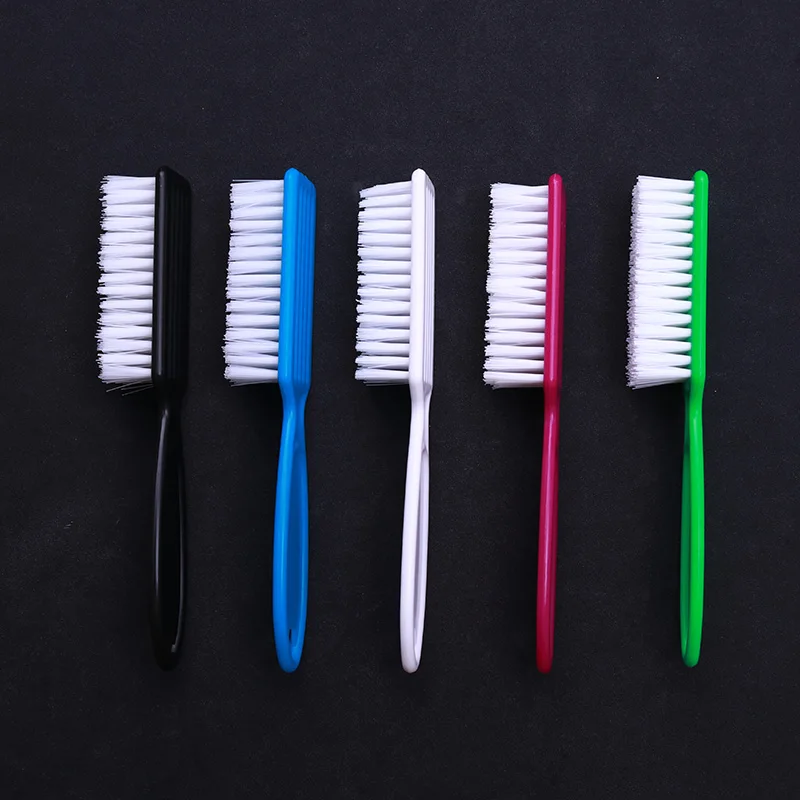 

1 Pc Nail File Plastic Cleaning Hard Scrub Brush Dust Remover Manicure Nail Care Accessories Purple White Random Colors