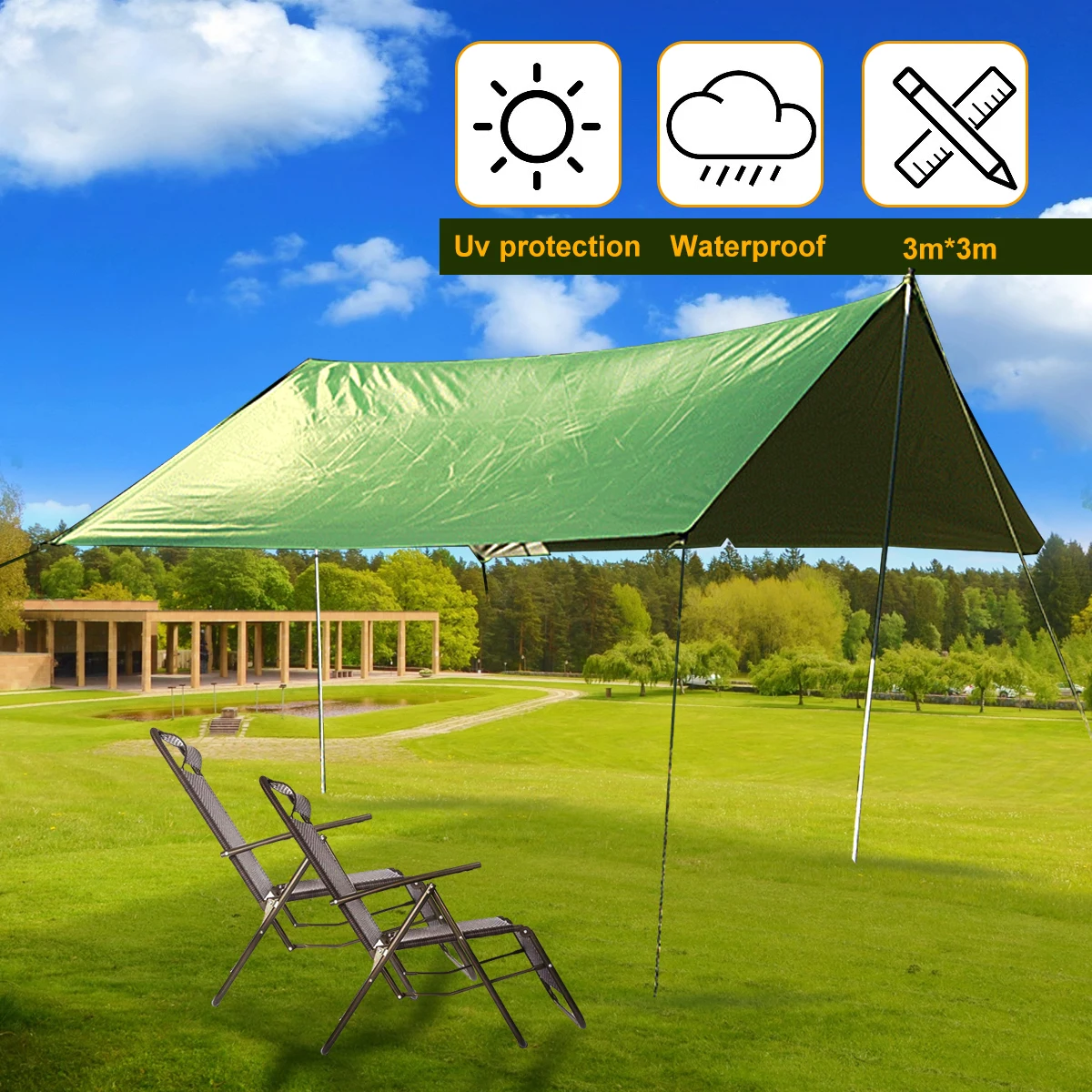 3 متر x 3 متر للماء الشمس المأوى قماش القنب بقاء التخييم تسلق في الهواء الطلق خيمة الباحة الشمس الظل المظلة مظلة حديقة خيمة CN/RU الأسهم 3 متر x 3 متر للماء الشمس المأوى قماش القنب بقاء التخييم تسلق في الهواء الطلق خيمة الباحة الشمس الظل المظلة مظلة حديقة خيمة CN/RU الأسهم